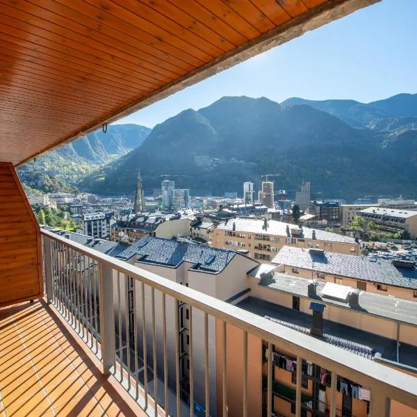 Barthe Holidays I Apartamento céntrico en Escaldes 4PAX I Ideal parejas, Terraza y confort I Manhattan，位于莱塞斯卡尔德-恩戈尔达的酒店