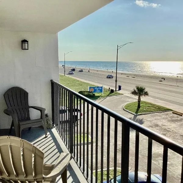 Blue Bliss Beachfront Condo，位于加尔维斯敦的酒店