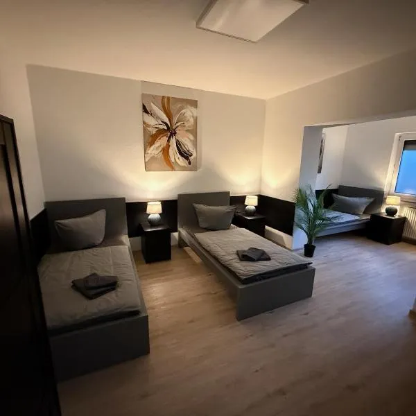 Frankfurter 21 Haus - 2 WE, 2 Küchen, 2 Bäder, 6 SZ, 19 Betten，位于锡格堡的酒店