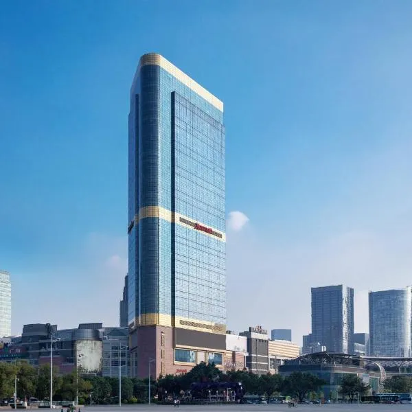 广州正佳广场万豪酒店，位于广州的酒店