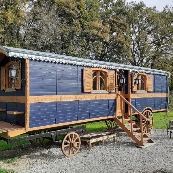 Roulotte appartement Cosy，位于Brennes的酒店