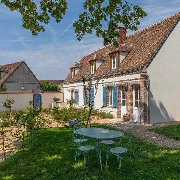 Aux Roses et aux Poutres，位于Le Tremblay-le-Vicomte的酒店