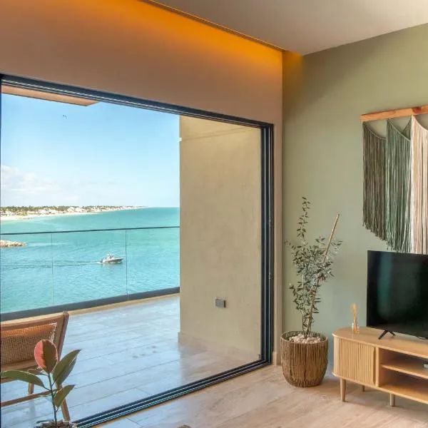 Yucalpeten Resort Marina - Dpto de 2 Recámaras en Progreso - Lujo Frente a la Playa & Amenidades Top，位于普罗格雷索的酒店