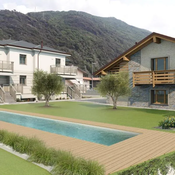 Villa Sunrise - Luxury property with pool & large private garden, few steps from the beach, ideal for families and people with mobility issues，位于德尔维奥的酒店