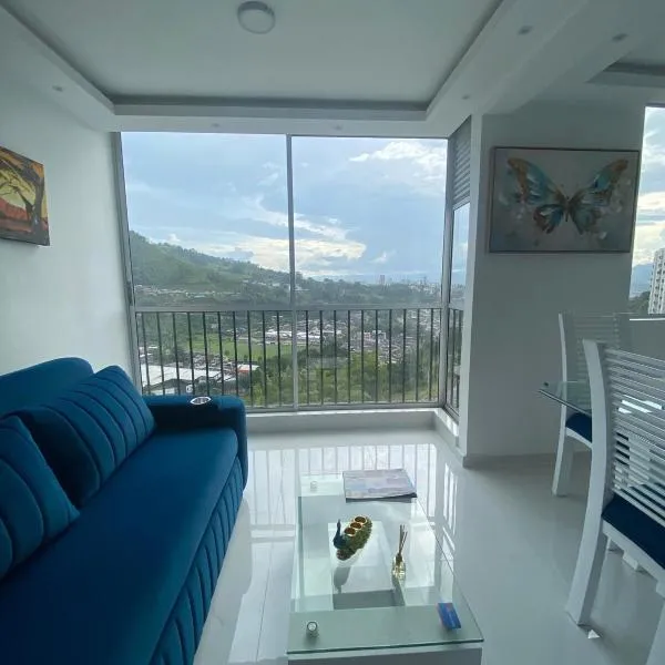 Acqua Hills apartamento amoblado para estadías largas y confort，位于多斯克布拉达斯的酒店
