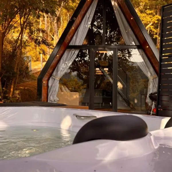 Chalé Manga Larga Itaipava，位于彼得罗波利斯的酒店