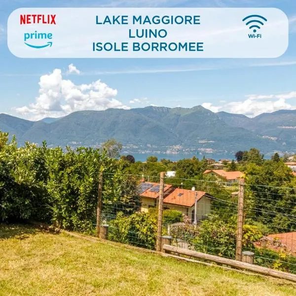 "Panorama sul Lago" Lake Maggiore, Free Wifi Netflix and Tennis，位于布雷佐的酒店
