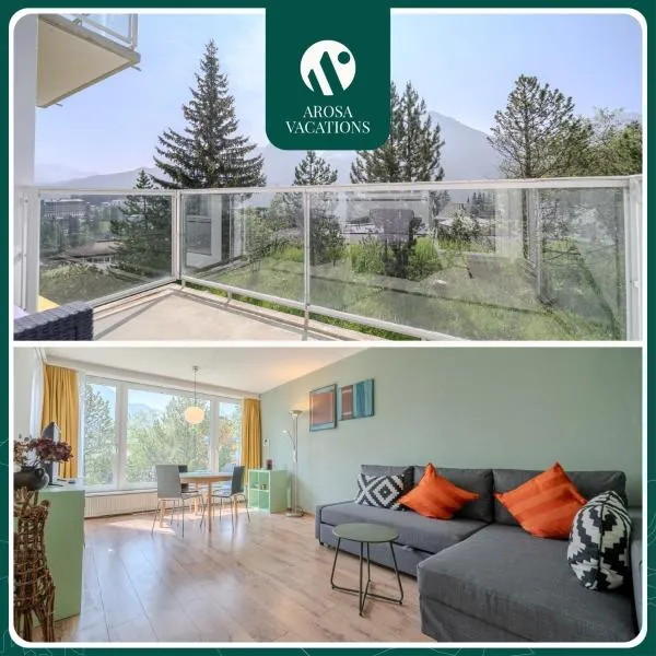 Viktoria A12 by Arosa Vacations, Renoviertes App mit Bergblick im Zentrum，位于阿罗萨的酒店