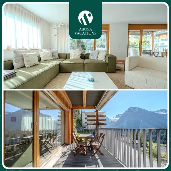 Sunnaschy Heidi by Arosa Vacations, Exklusive App nahe Skilift-Kulm mit Privatparkplatz，位于阿罗萨的酒店