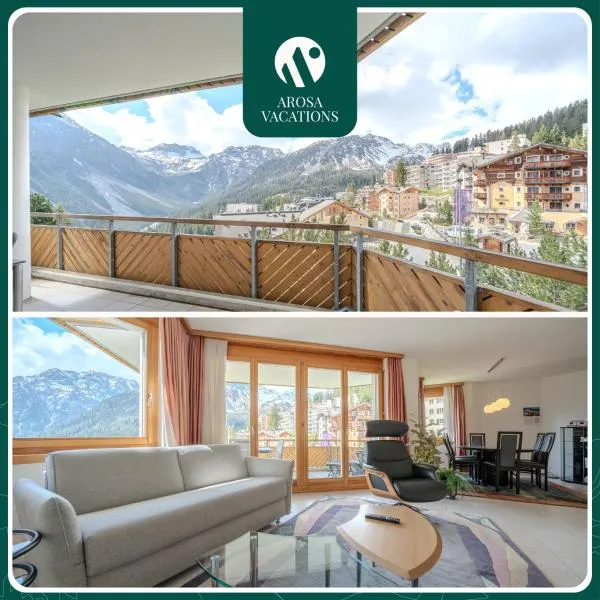 Casa Cresta C32, Zentrales Apartment mit Bergblick by Arosa Vacations，位于阿罗萨的酒店