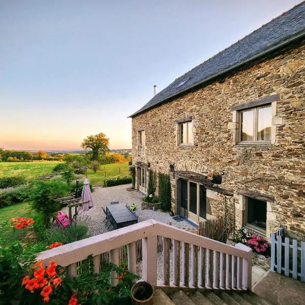 La Source Du Bonheur Chambres et Table d'Hôtes，位于Rieupeyroux的酒店