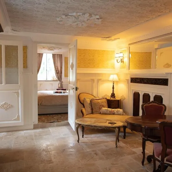 Au Petit Chateau les Bains a Thermen Morvan，位于Saint-Honoré-les-Bains的酒店