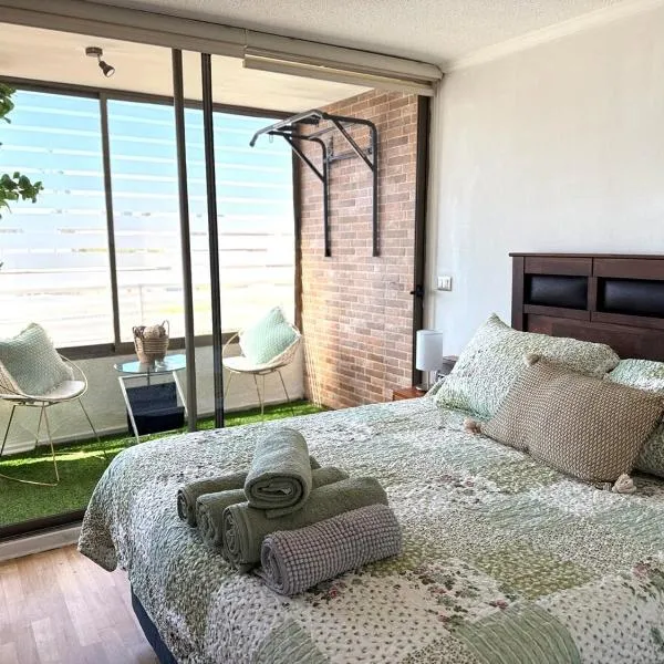 Departamento en Condominio Edificio Innova Los Carrera 2092 M，位于科皮亚波的酒店