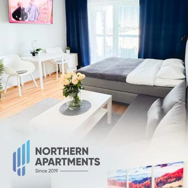City center brand new studio, parking，位于奥卢的酒店