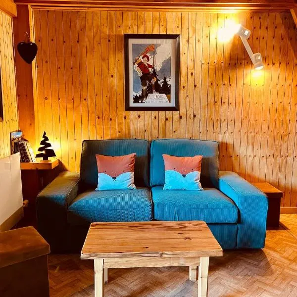 Le Chalet Cosy - 2 chambres - MÉNAGE INCLUS，位于Puyvalador的酒店