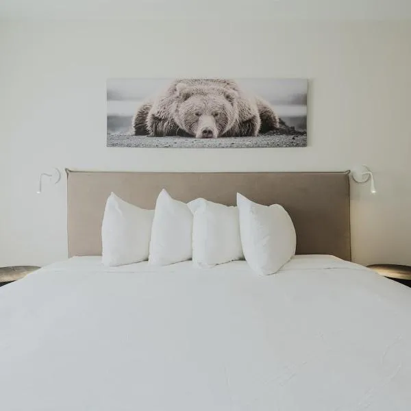 Private Luxury Room- C - King bed, Centrally Located , Free Shuttle to ski Hill and Resort, Coffee，位于蒙特朗布朗的酒店