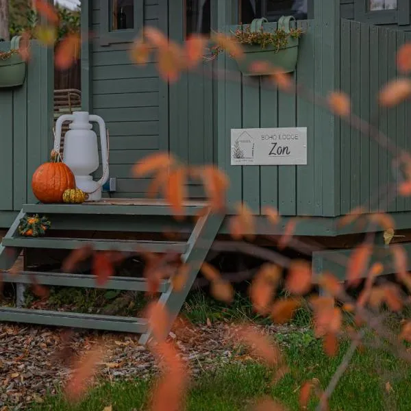 Boholodges 2 pers met hottub，位于米尔森的酒店