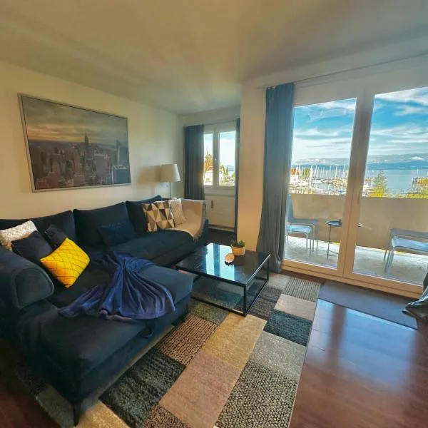 Modern Lakeview Apartment，位于罗曼斯霍恩的酒店