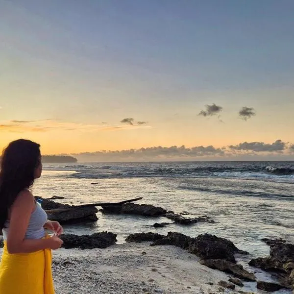 Charmant logement avec accès privé à la plage，位于莫雷阿的酒店