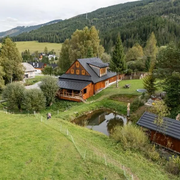 Palčovka Huty - apartmán U Ondry a U Andělky，位于Huty的酒店