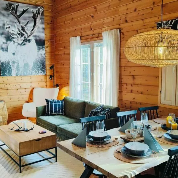 Parimökki Kaarni - 1km Ylläksen rinteisiin，位于易拉斯加威的酒店