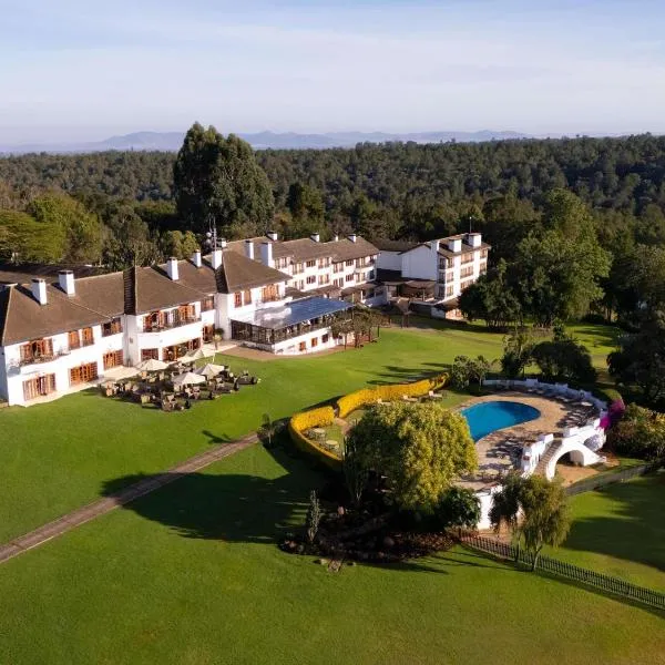 费尔蒙特山肯尼亚野生动物园俱乐部酒店，位于纳纽基的酒店