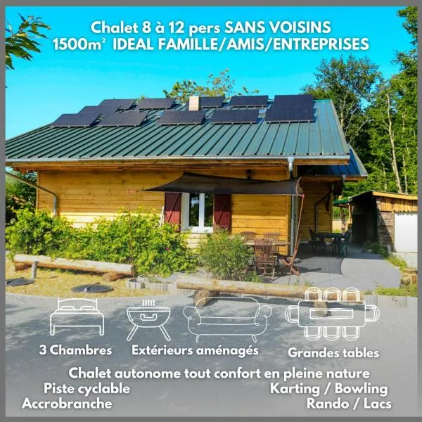 Le Chalet de la Forêt, ideal for your reunions，位于Guewenheim的酒店