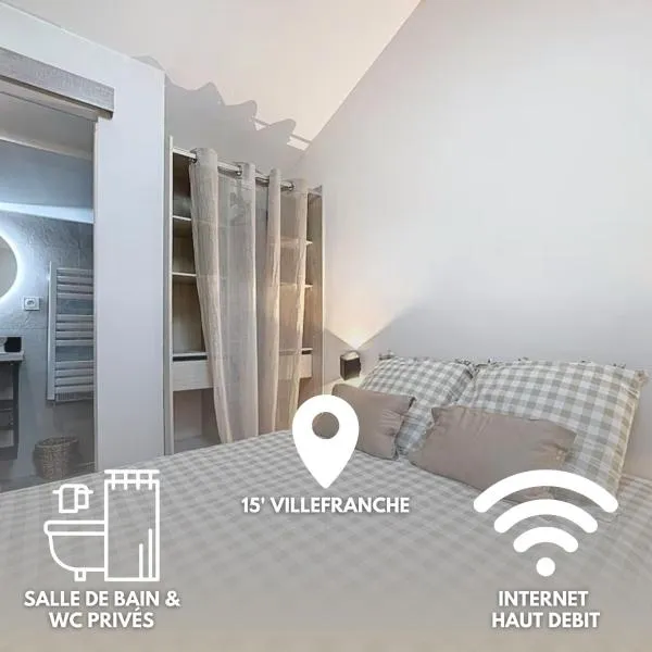 Juliana - Anse Centre - Chambre et Salle de bain WC privée - Cuisine partagée，位于昂斯的酒店