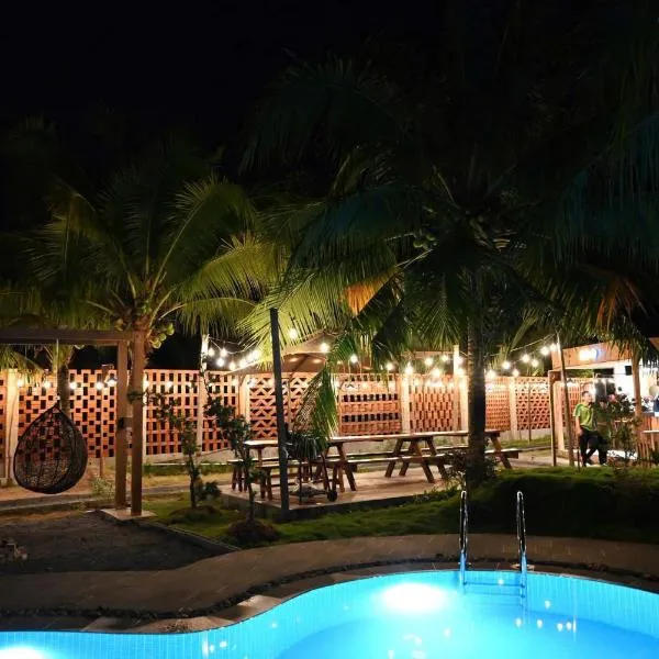 Biển Tôm ốc Homestay Bến Tre - Hồ Bơi & BBQ Garden，位于Ấp Sơn Thuận (2)的酒店
