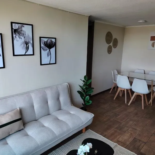 Departamento en Talca con 3D-2B y estacionamiento，位于塔尔卡的酒店