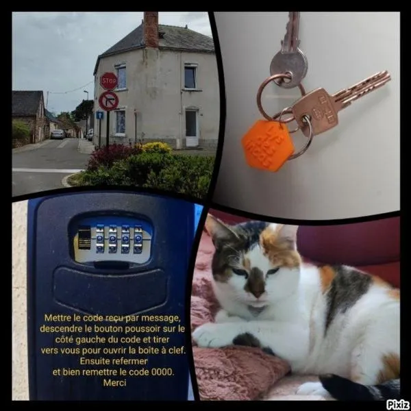 Chambre chez l'habitante "Lys des incas"，位于Derval的酒店