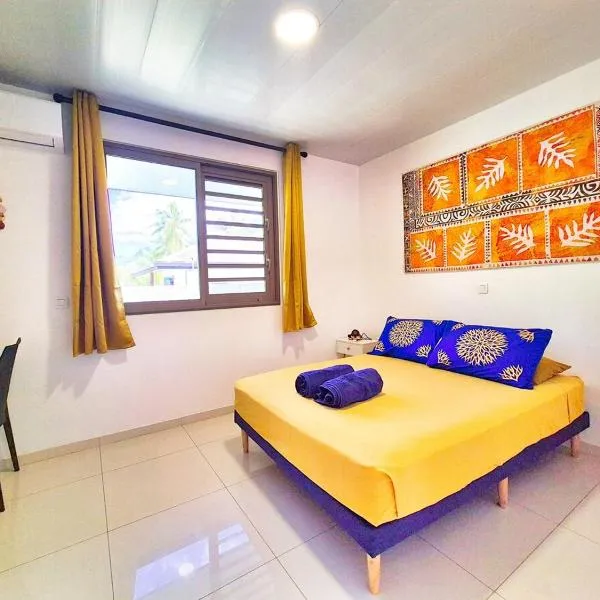 Bungalow moderne à Moorea près plage Temae et Golf，位于莫雷阿的酒店