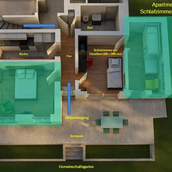 LLAPARTMENTS Stuttgart Nord，位于斯图加特的酒店