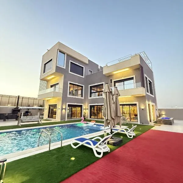 Noorhan Private Luxury Layover Villa - 10 Minutes to Airport，位于安曼的酒店