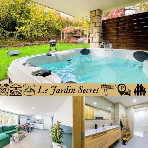 Le Jardin Secret Nature Spa parking jardin 1500m2，位于Dieulouard的酒店