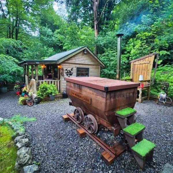 The Miners Log Cabin，位于Blaina的酒店