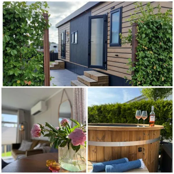 TETchalet met wellness tuin,位于Berkhout的酒店