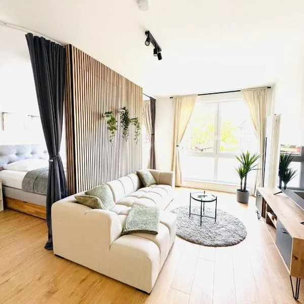 NIRO I Design City Apartment, Wellness, Infrarot，位于本斯海姆的酒店