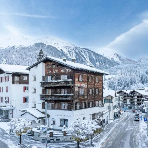 Hotel Chesa Grischuna，位于克洛斯特斯的酒店