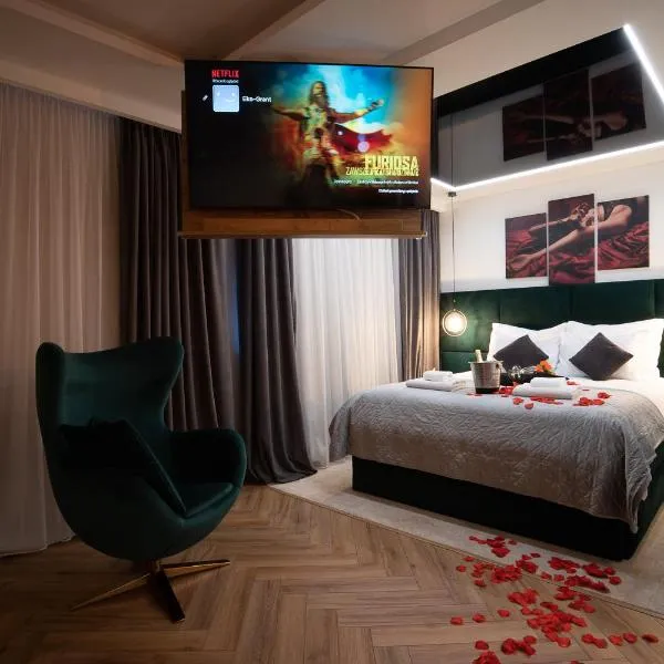 Happy time together apartament z Jacuzzi，位于Wojkowice的酒店