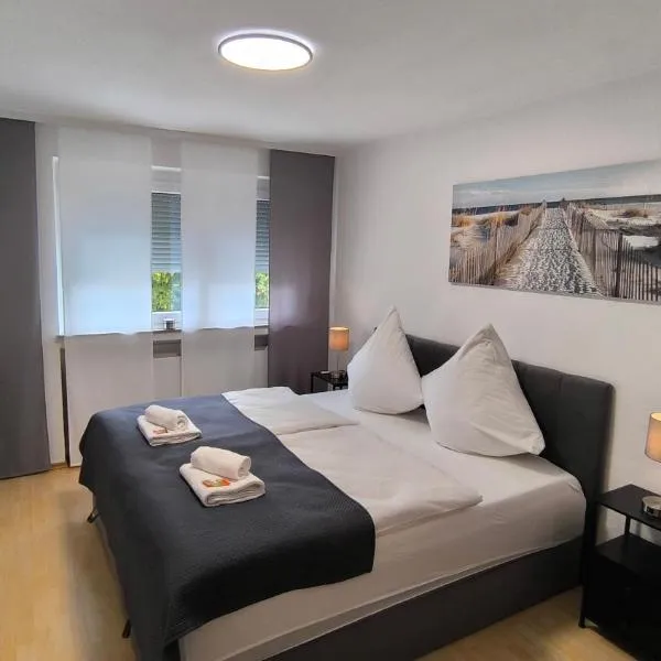Tolle Lage - modern - zentral gelegen - 2 Zimmer Apartment，位于内卡河畔霍尔布的酒店