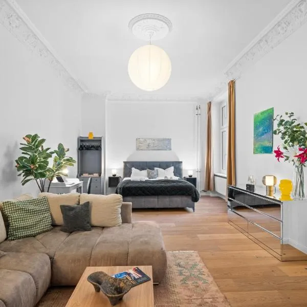 Loftly Kant99 - Zentral - 90m2 - Self Check-In - 300 Mbit，位于柏林的酒店