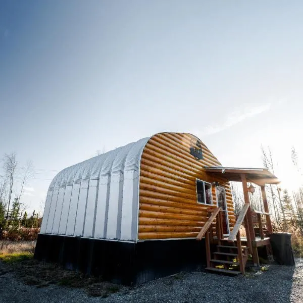 Big Lake Cozy Cub Cabin with Dedicated Hot Tub & Sauna，位于Big Lake的酒店