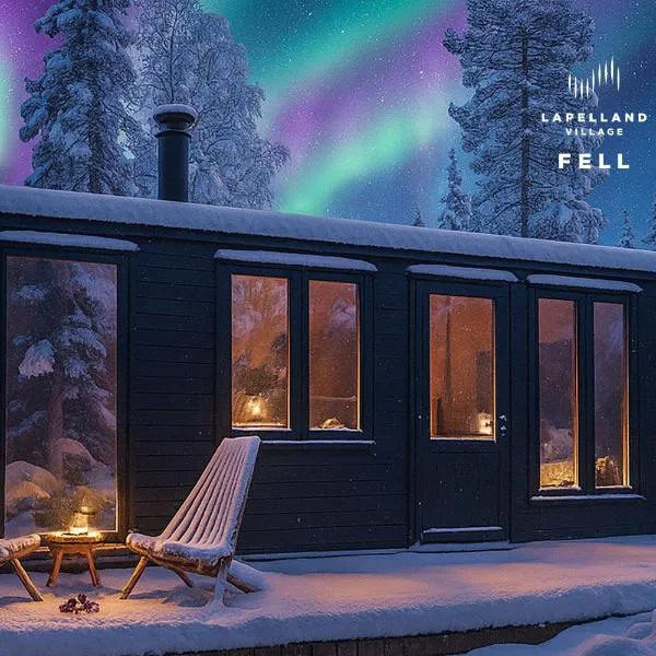 Lapland Landscape XL Cabin with Nature View, Sauna, Fireplace & Kitchen, Sodankylä, Luosto, Fell Village，位于洛斯托的酒店