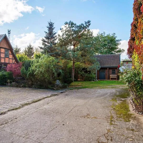 Blockbohlen-Haus auf Hof Verchen，位于Verchen的酒店