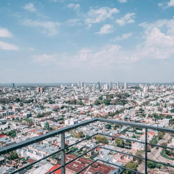 Punto panorámico, piso 22 con cochera，位于圣达菲的酒店