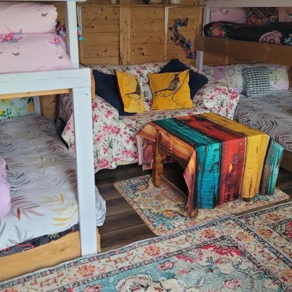 Shannon Estuary Glamping Budget-Sustainable-Biodiversity Habitat--Rustic-Countryside Holiday Accommodation，位于Effernan的酒店