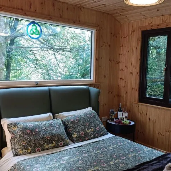 Stream-side cabin and sauna，位于Ballyduff的酒店
