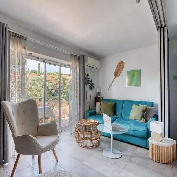 Escapade à Bandol balcon verdoyant et plage à deux pas，位于邦多勒的酒店