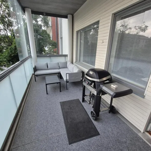 Apartment with sauna 50m2，位于拉赫蒂的酒店